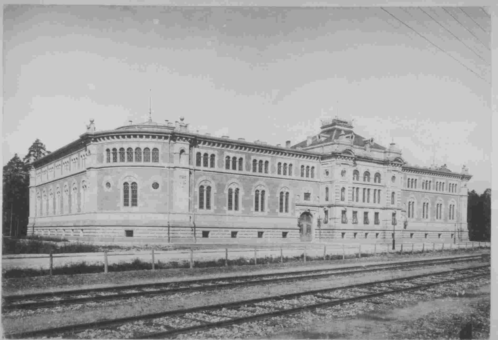 Justizvollzugsanstalt Karlsruhe im Jahre 1900