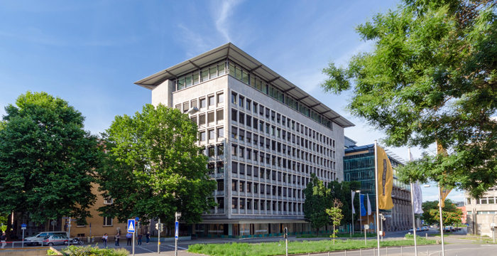 Gebäude des Landesarbeitsgerichts Baden-Württemberg - Kammern Stuttgart - Das Foto zeigt das Gebäude des Landesarbeitsgerichts Baden-Württemberg - Kammern Stuttgart -