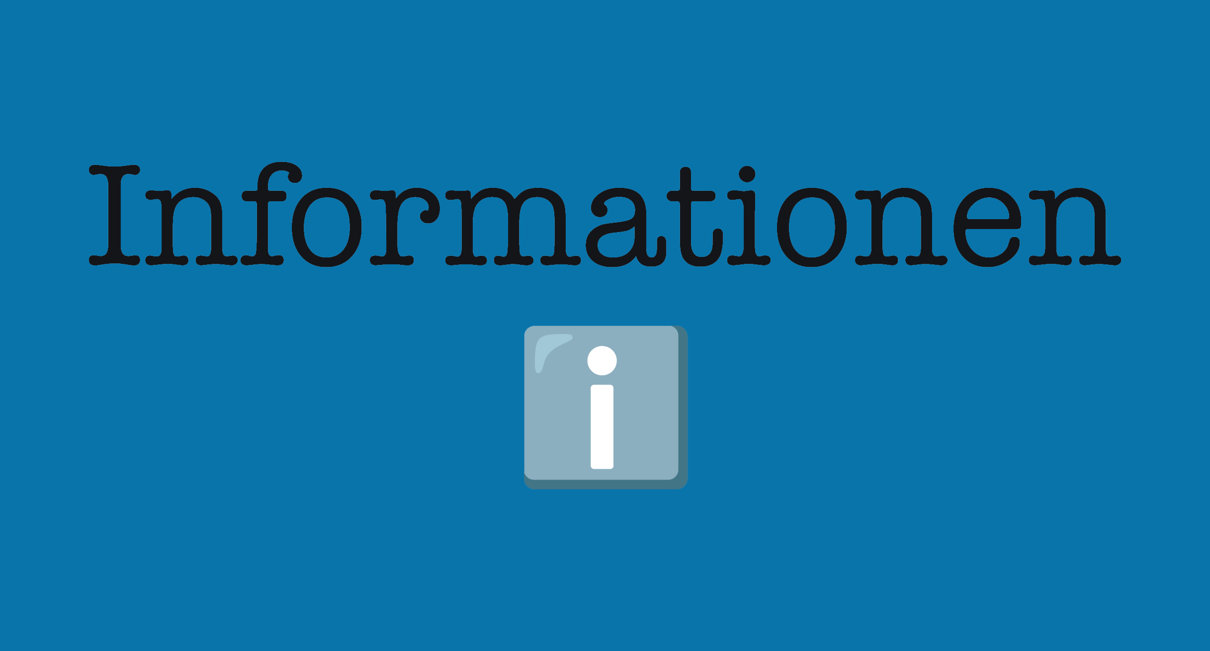 Hinweis Informationen